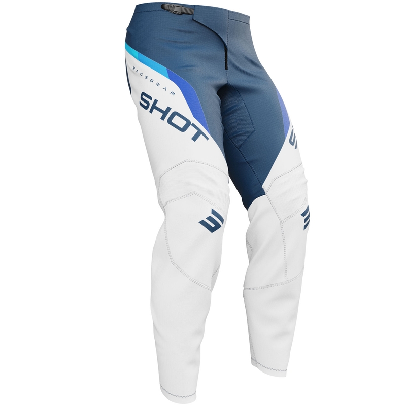 Pantalones de motocross Shot Draw Daytona para niños, color azul