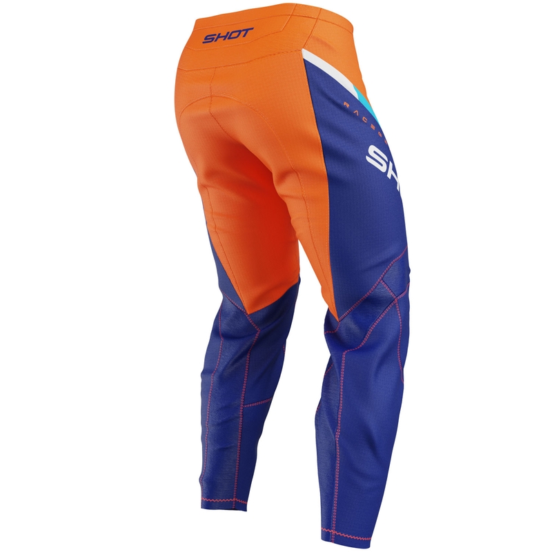 Pantalones de motocross para niños Shot Draw Daytona naranja