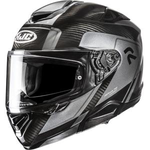 Casco integral de moto HJC RPHA 72 Carbon Fynex MC5 negro-gris