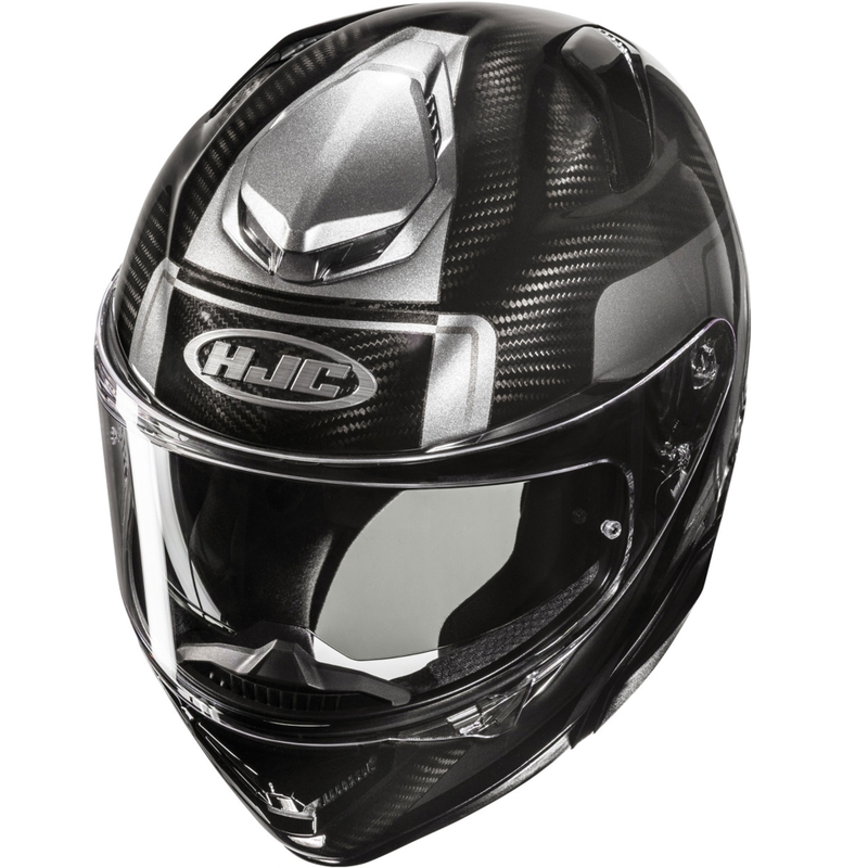 Casco integral de moto HJC RPHA 72 Carbon Fynex MC5 negro-gris