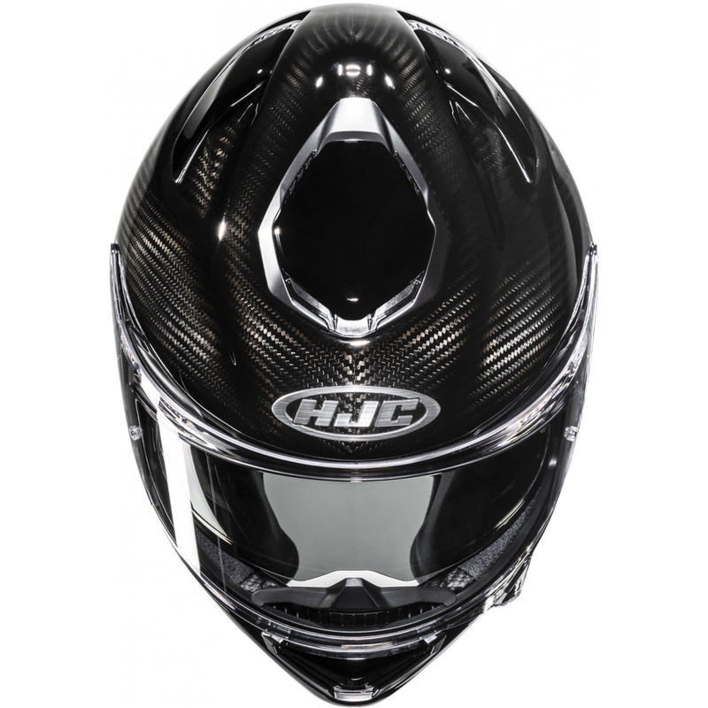 Casco integral de motocicleta HJC RPHA 72 Carbon Solid, color negro