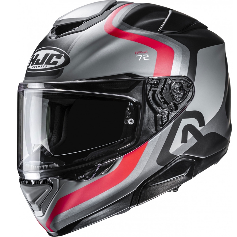 Casco integral de moto HJC RPHA 72 Ernem MC1SF negro-gris-rojo