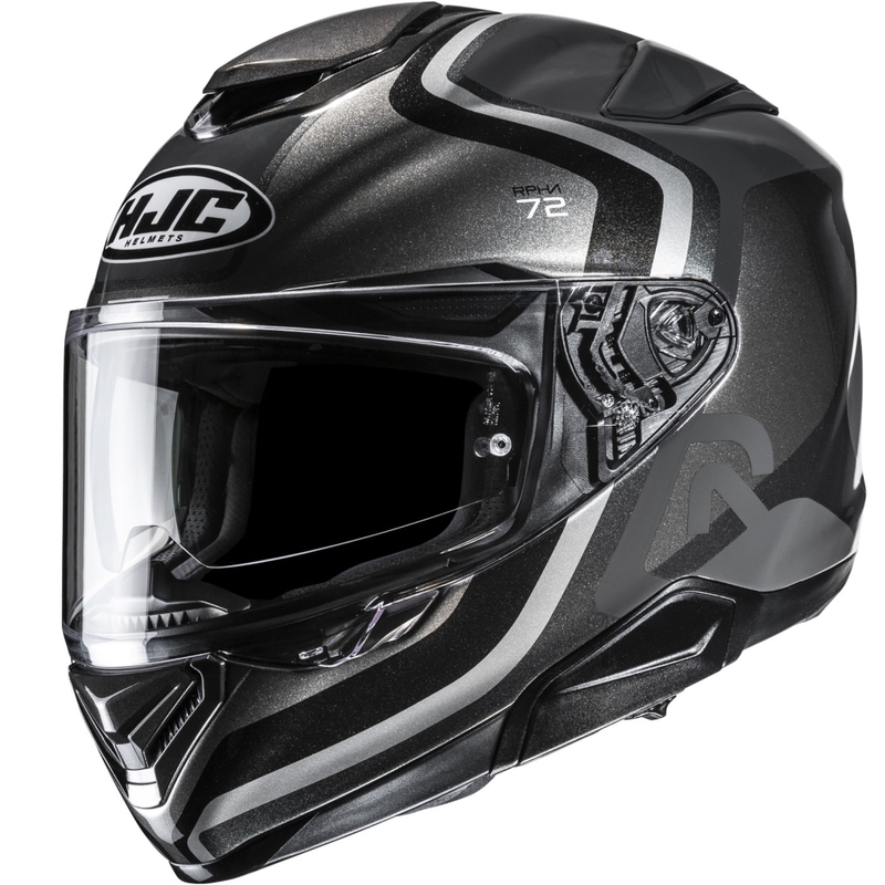 Casco integral de moto HJC RPHA 72 Ernem MC5SF negro-gris