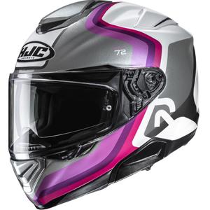 Casco integral de moto HJC RPHA 72 Ernem MC8 gris-rosa-violeta