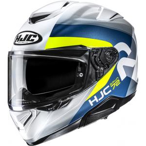 Casco integral de moto HJC RPHA 72 Phyta MC3H gris-azul-amarillo