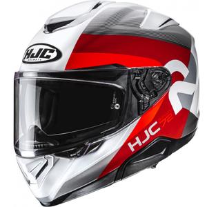Casco integral de moto HJC RPHA 72 Phyta MC1 gris-blanco-rojo