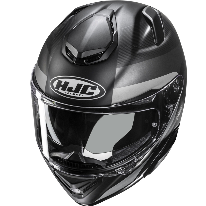 Casco integral de moto HJC RPHA 72 Phyta MC5SF negro-gris
