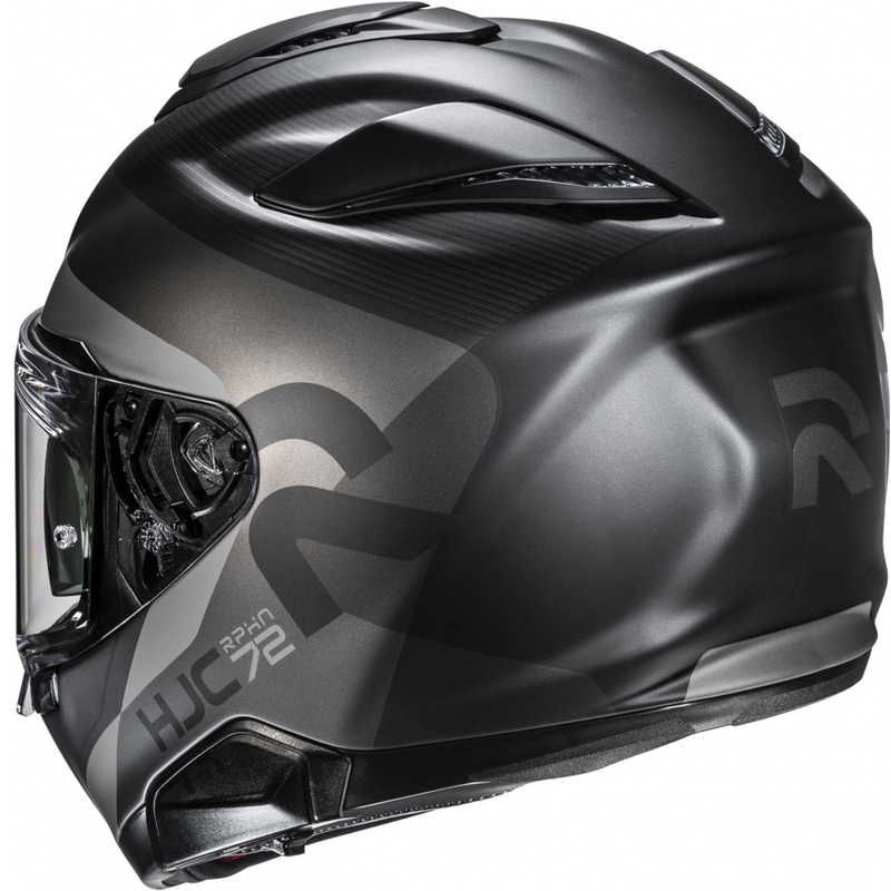 Casco integral de moto HJC RPHA 72 Phyta MC5SF negro-gris