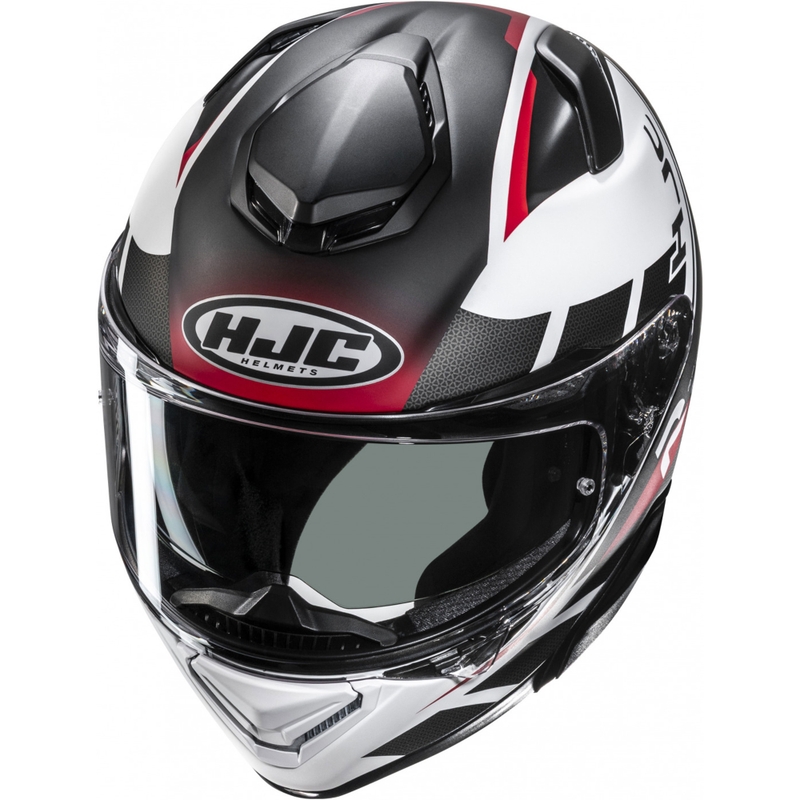 Casco integral de moto HJC RPHA 72 Value MC1SF negro-blanco-rojo