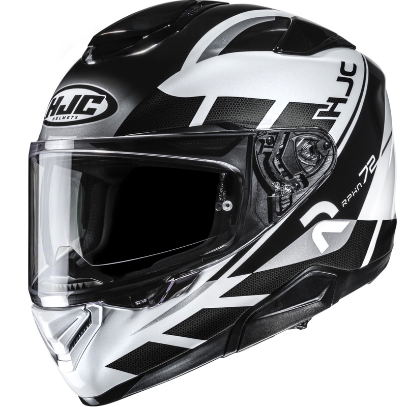 Casco integral de motocicleta HJC RPHA 72 Value MC5 negro-blanco