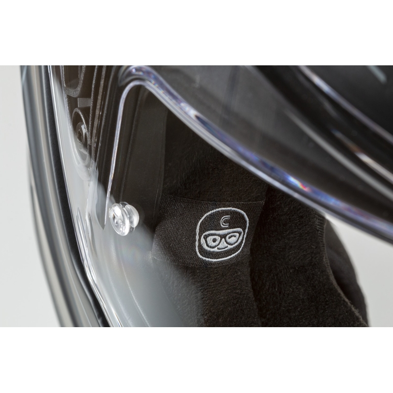 Casco de moto abatible Cassida Modulo 2.1 Compass negro mate-gris