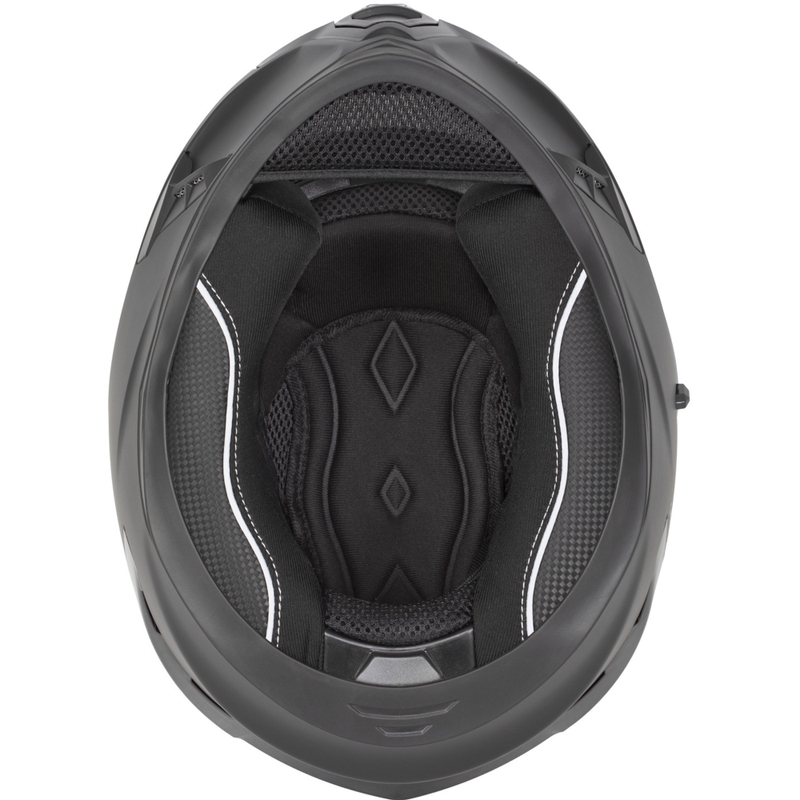 Casco integral de moto Cassida Orbit Grind negro mate-verde oscuro