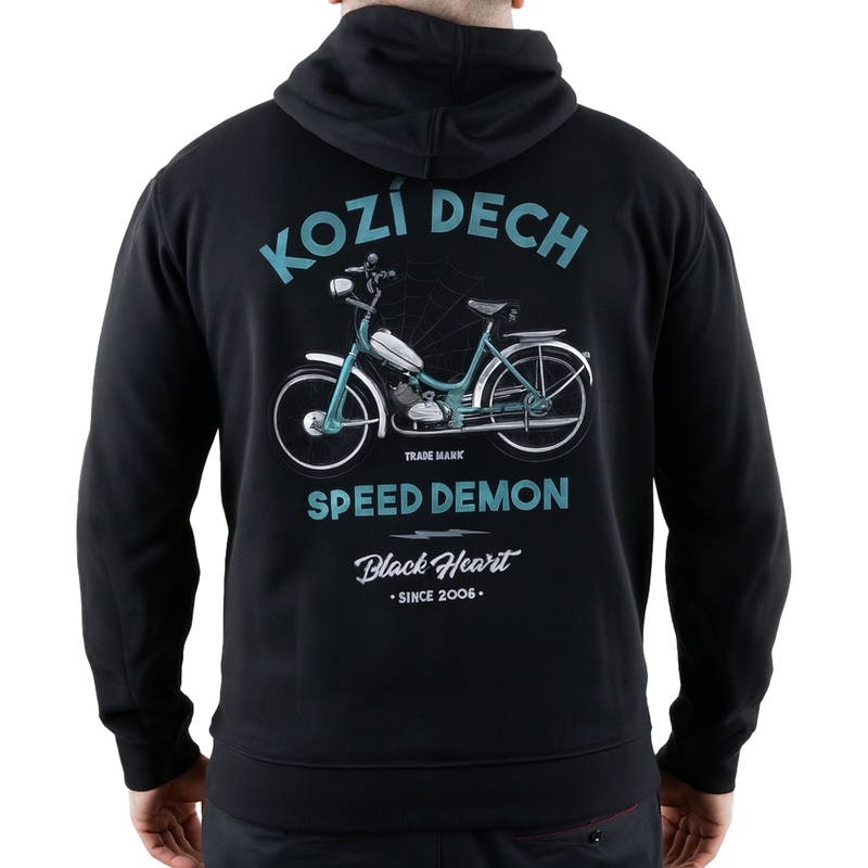 Sudadera Black Heart Goat's Breath Negra