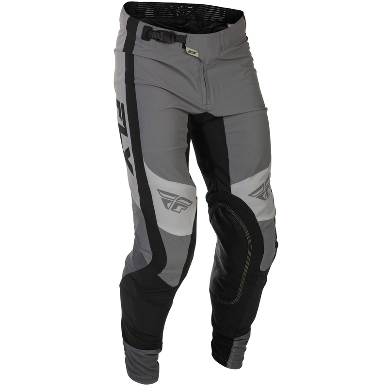 Pantalones de motocross FLY Racing Lite gris-negro