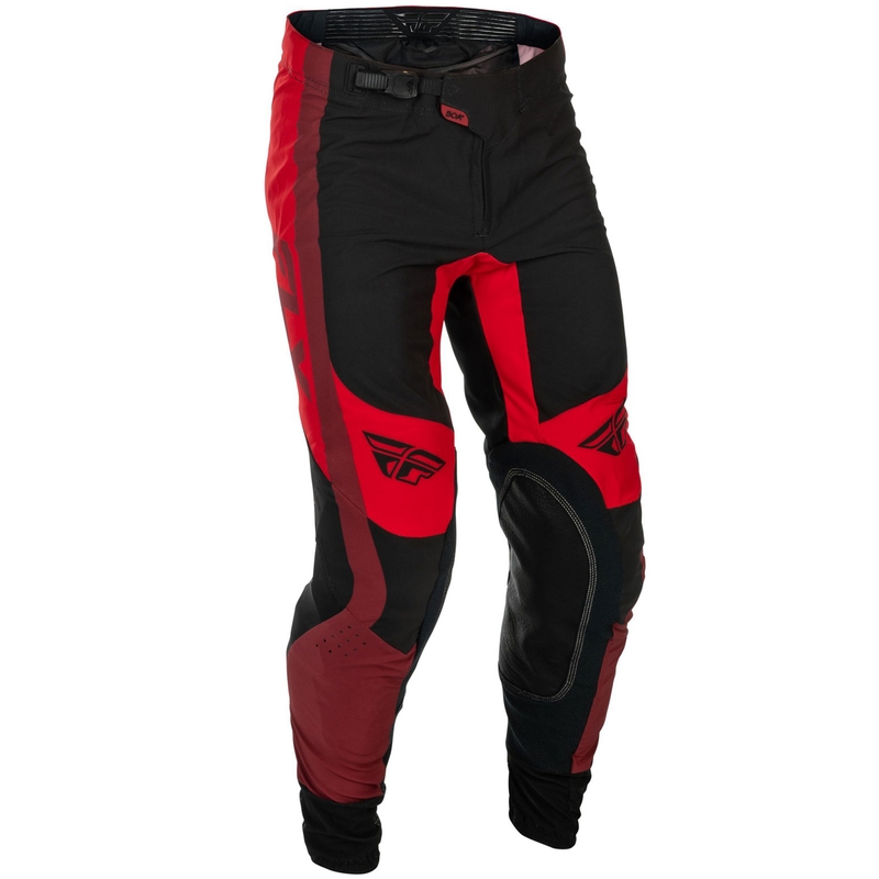 Pantalones de motocross FLY Racing-USA Lite negro-rojo