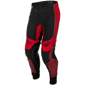 Pantalones de motocross FLY Racing-USA Lite negro-rojo