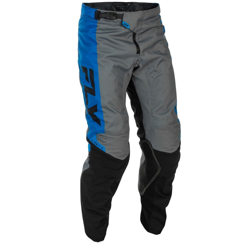 Pantalones de motocross FLY Racing - USA Kinetic azul-gris-negro