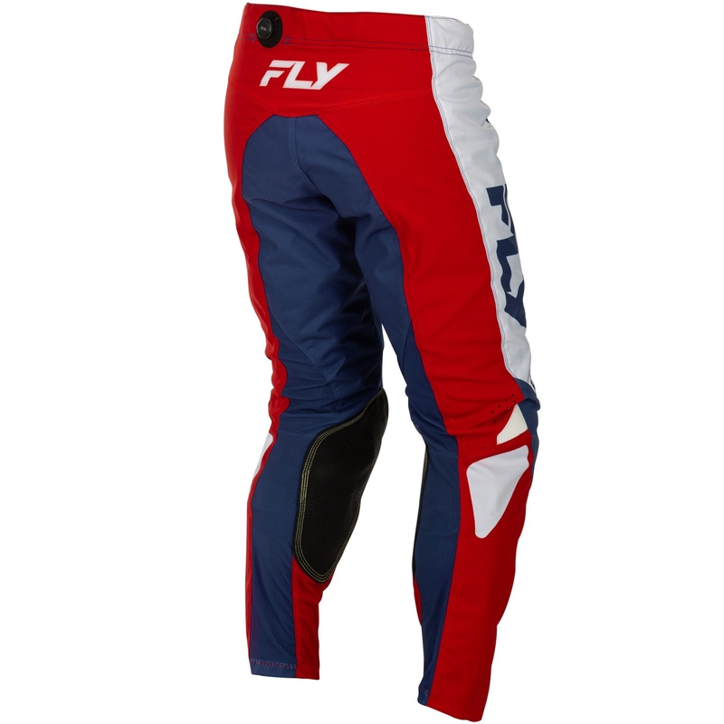 Pantalones de motocross FLY Racing - USA Kinetic rojo-blanco-azul