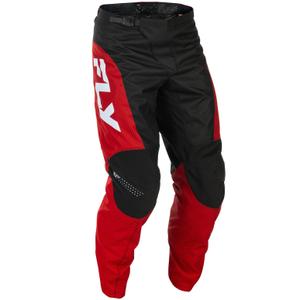Pantalones de motocross FLY Racing - USA F-16 rojo-negro-blanco