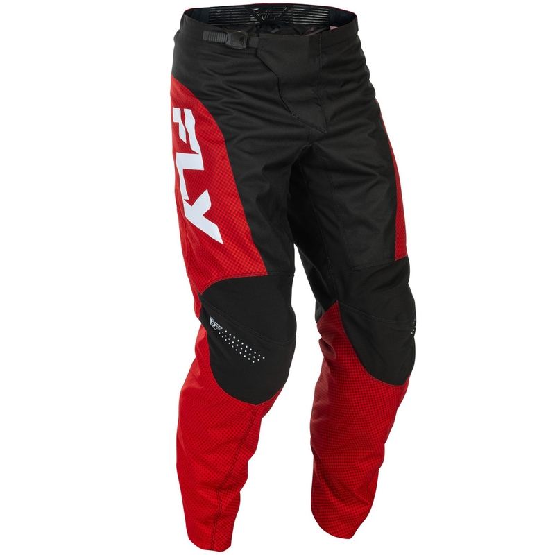 Pantalones de motocross FLY Racing - USA F-16 rojo-negro-blanco