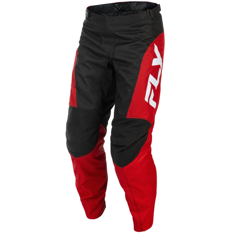 Pantalones de motocross FLY Racing - USA F-16 rojo-negro-blanco