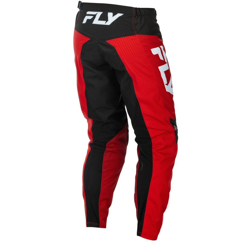 Pantalones de motocross FLY Racing - USA F-16 rojo-negro-blanco