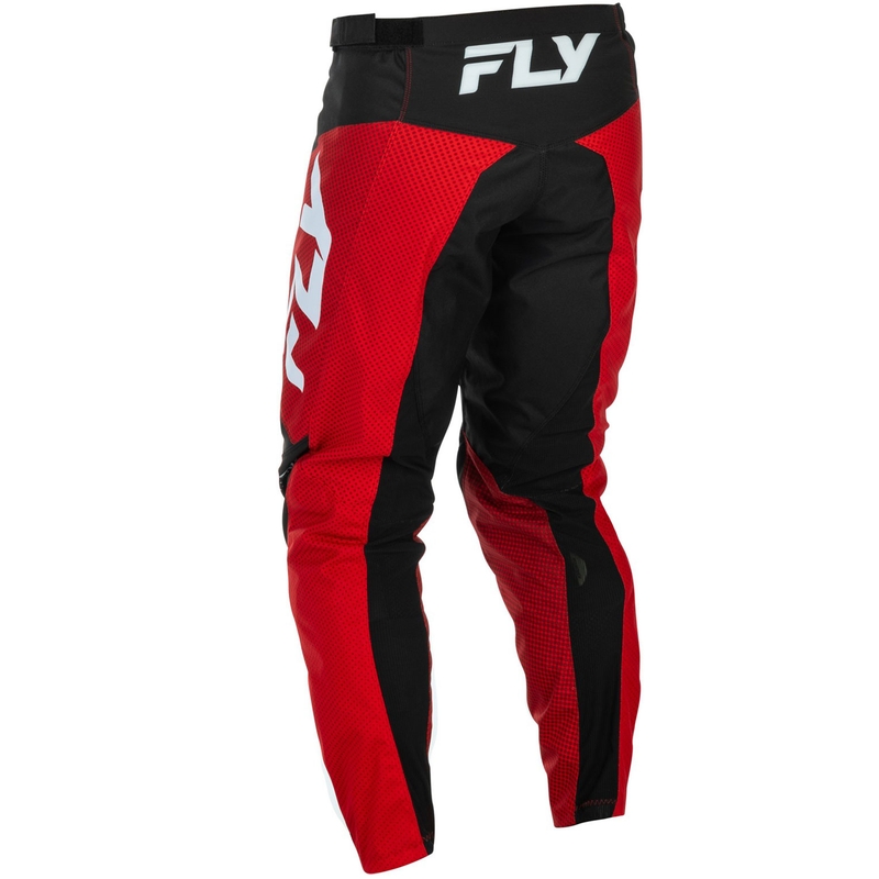 Pantalones de motocross FLY Racing - USA F-16 rojo-negro-blanco