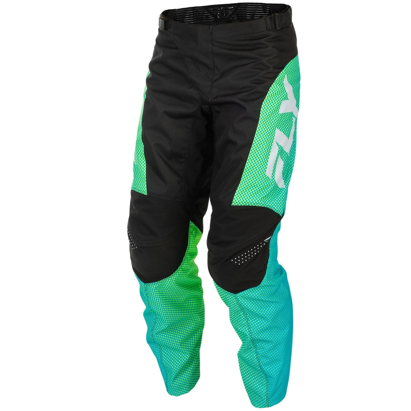 Pantalones de motocross FLY Racing - USA F-16 azul-negro-blanco