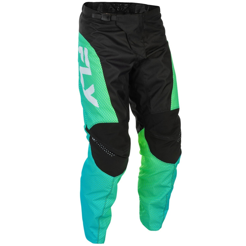 Pantalones de motocross FLY Racing - USA F-16 azul-negro-blanco