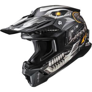 Casco de motocross HJC C50 Mecha Beast MC5SF negro-gris