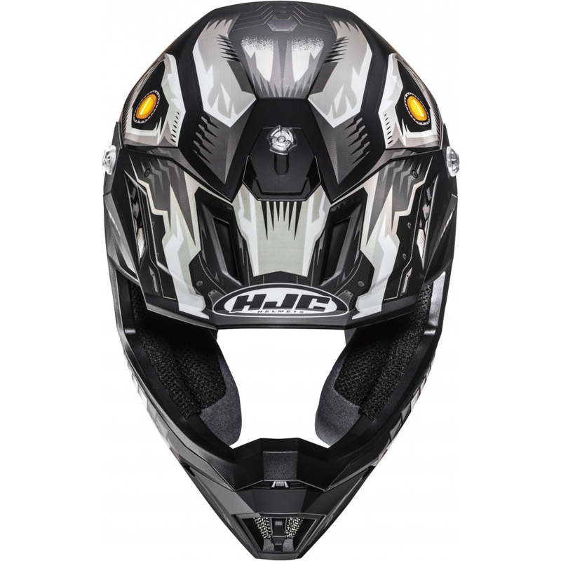 Casco de motocross HJC C50 Mecha Beast MC5SF negro-gris