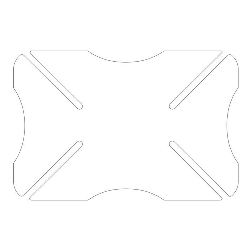 Oxford Helmet Bumper Protector de pintura transparente para cascos