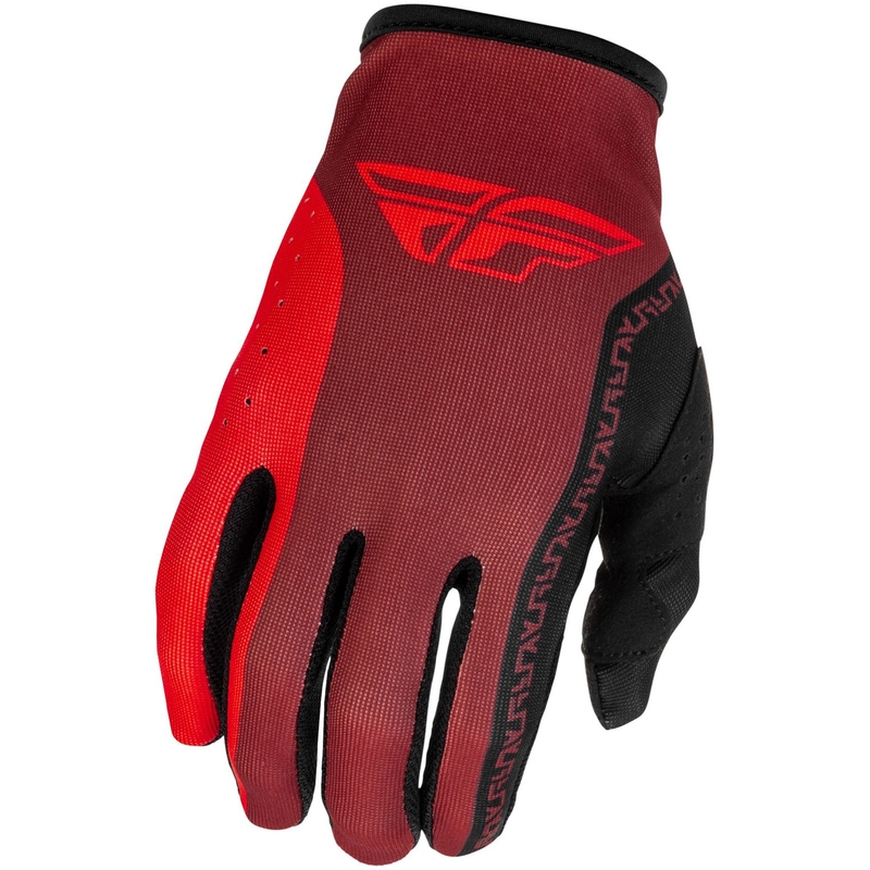 Guantes de motocross FLY Racing - USA Lite negro-rojo
