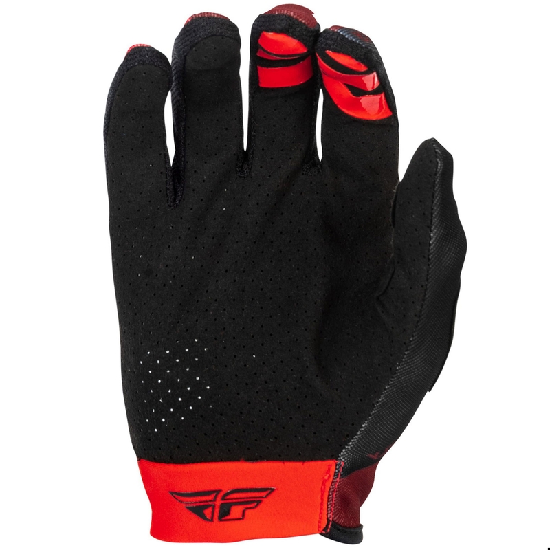 Guantes de motocross FLY Racing - USA Lite negro-rojo