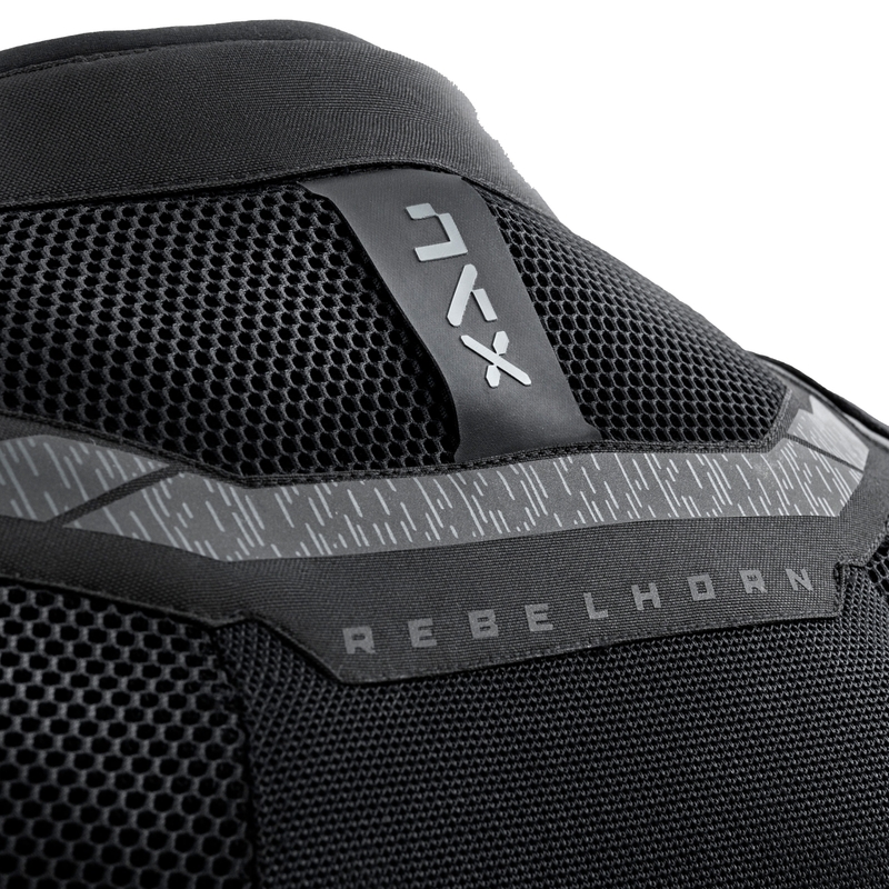 Chaqueta de moto Rebelhorn Jax negra