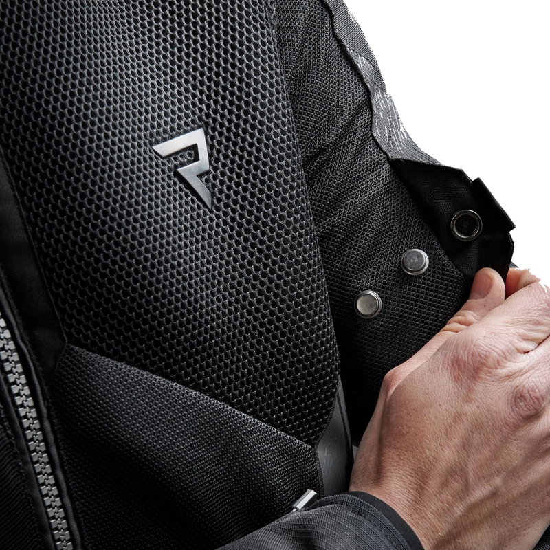 Chaqueta de moto Rebelhorn Jax negra