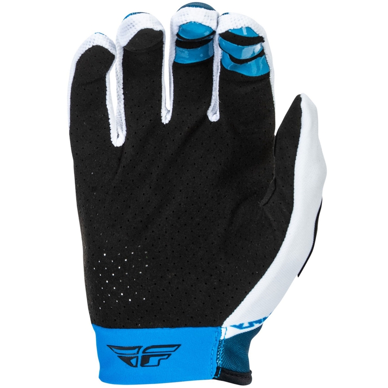 Guantes de motocross FLY Racing - USA Lite azul-blanco