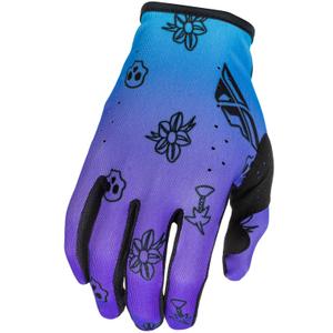 Guantes de motocross FLY Racing - USA Lite Outline morado-azul-negro