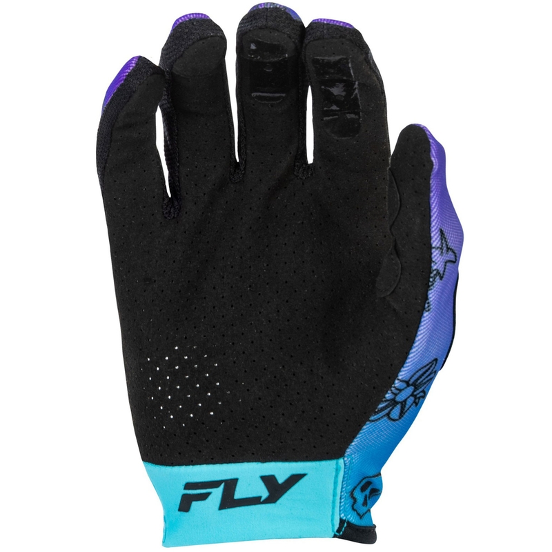 Guantes de motocross FLY Racing - USA Lite Outline morado-azul-negro