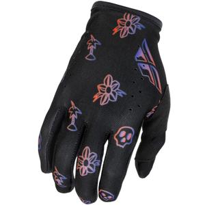 Guantes de motocross FLY Racing - USA Lite Outline negro-rojo-morado