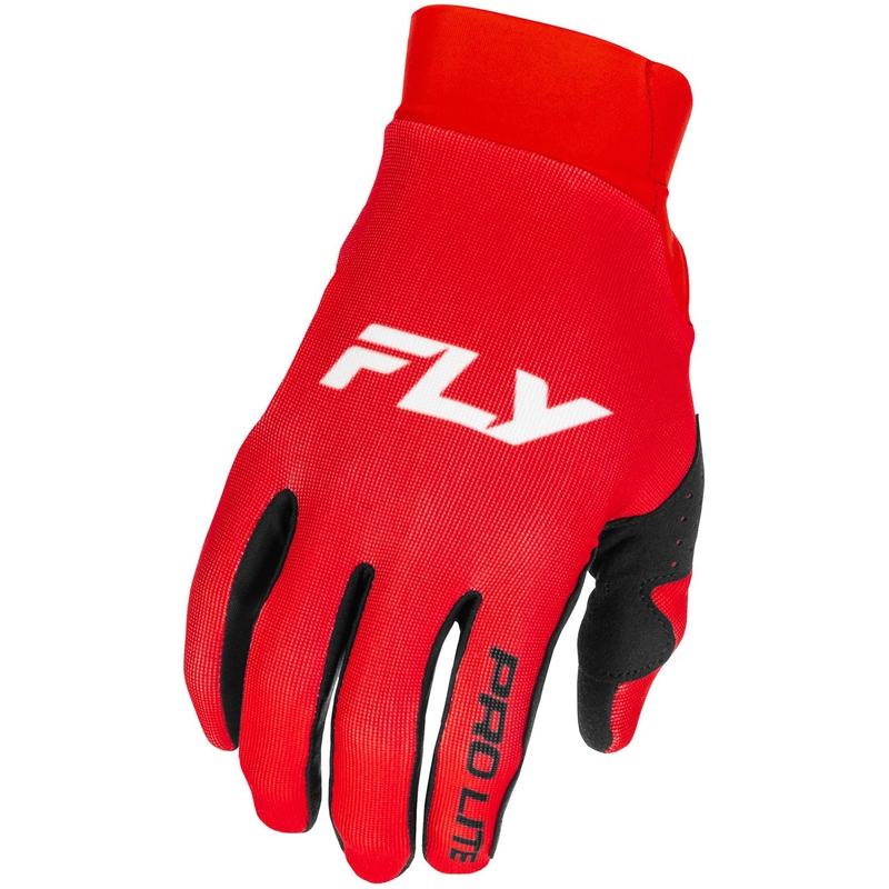 Guantes de motocross FLY Racing - USA Pro Lite rojo-blanco