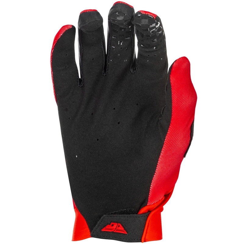 Guantes de motocross FLY Racing - USA Pro Lite rojo-blanco