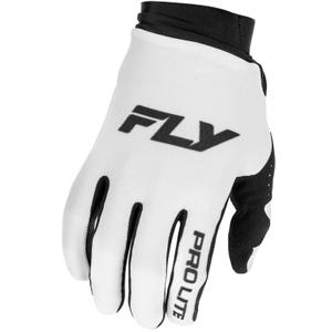 Guantes de motocross FLY Racing - USA Pro Lite blanco-negro