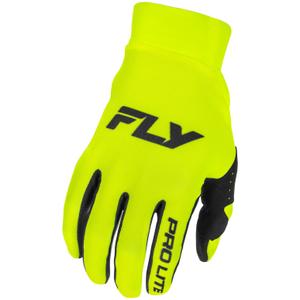Guantes de motocross FLY Racing - USA Pro Lite de alta visibilidad en negro