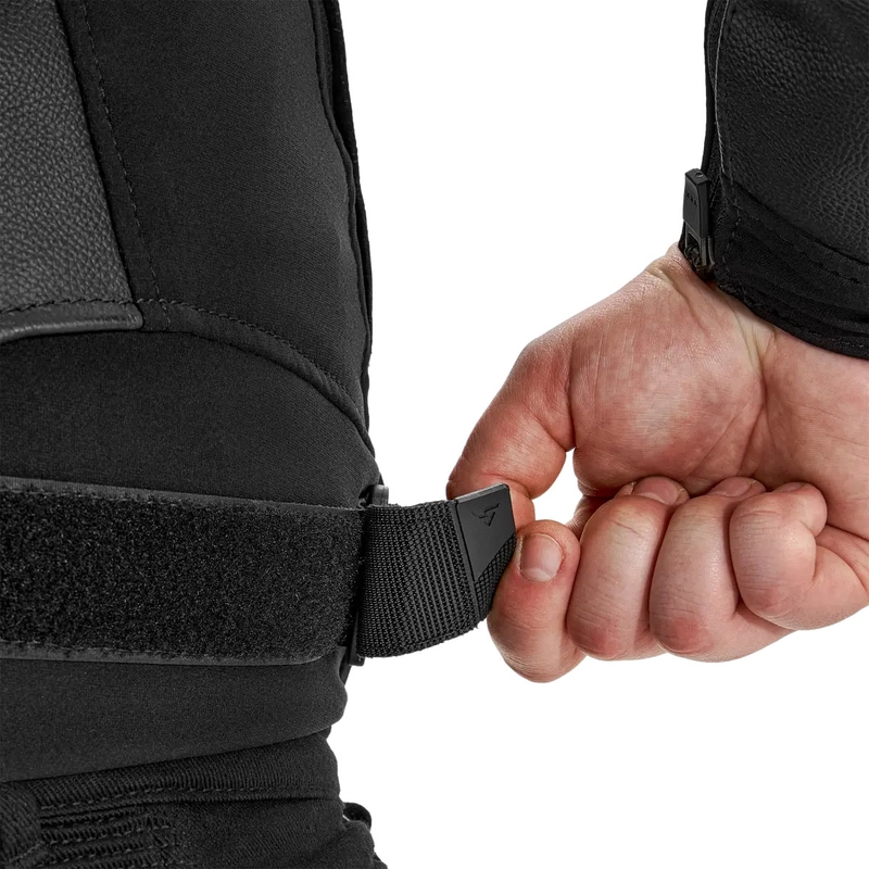 Chaqueta de moto de cuero Shima Bandit 2.0 negro-negro