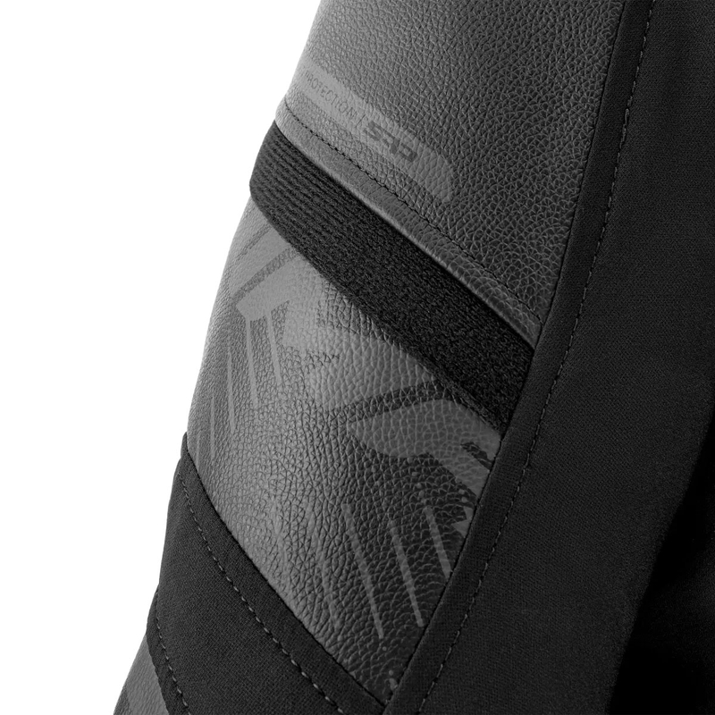Chaqueta de moto de cuero Shima Bandit 2.0 negro-negro