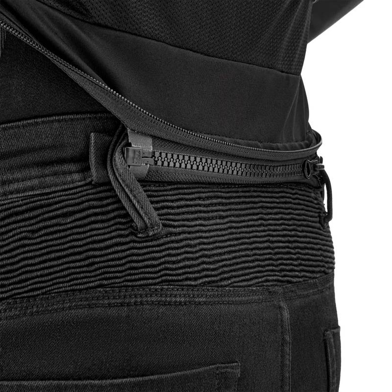 Chaqueta de moto de cuero Shima Bandit 2.0 negro-negro