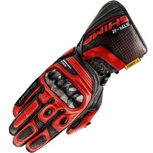 Guantes Shima STR-2 negro-rojo