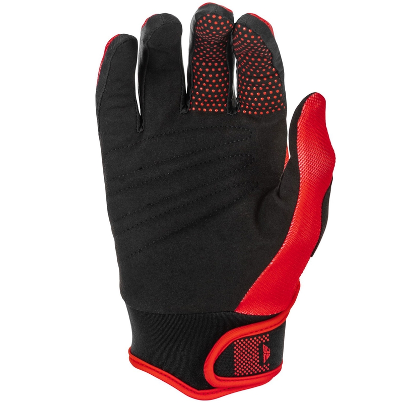 Guantes de motocross FLY Racing - USA F-16 rojo-negro-blanco