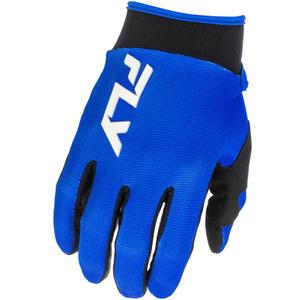 Guantes de motocross FLY Racing - USA F-16 azul-blanco